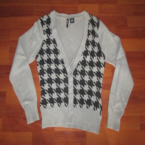 K by Kersh Houndstooth Cardigan - Jrs XL - Picture 5 of 5